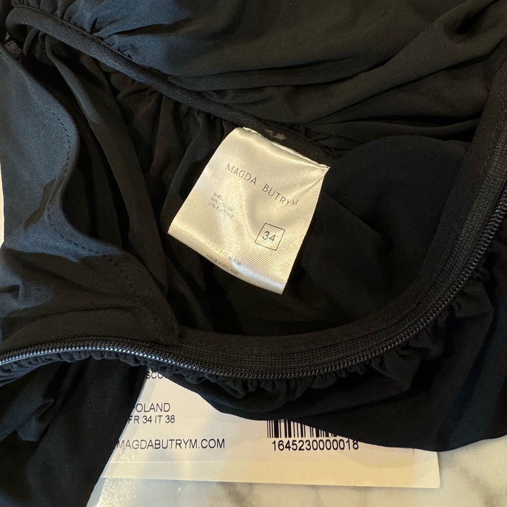 Magda Butrym floral-appliqué halterneck minidress size 34 - Picture 4 of 5